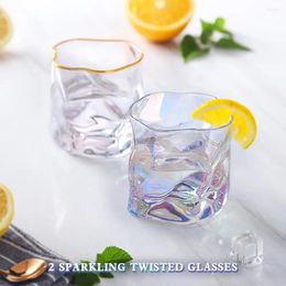 Wine Glasses 250ml Clear Glass Whiskey Vodka Crystal Kitchen Household High Temperature Resistant Party Bar Drinking Utensils Cup