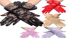 2020 New Fashion Women Lady Lace Party Sexy Dressy Gloves Summer Full Finger Sunscreen Gloves For Girls Mittens Multicolor9573440