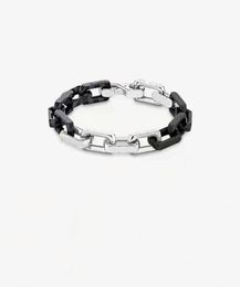 Chain Titanium Steel Bracelet Fahsion Large Colored Gold Bracelets Male Black Color Round Men Pulseras9549795