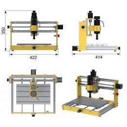 Upgragded CNC 3018 Plus 500W/300W Kit 30W Fixed Focus Laser Engraver GRBL DIY 3 Axis PBC Milling Machine Wood Router For Metal