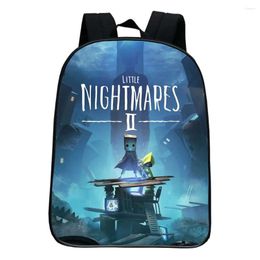 Backpack Little Nightmares School Bags Game Boy Girl Bookbag Teenagers Children Cartoon Rucksack Gift