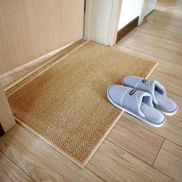 Carpets Rug Cotton And Linen Kitchen Mat Carpet Door Rugs For Bedroom Water 0il Absorbing Non-slip Dirt-resistant Waterproof