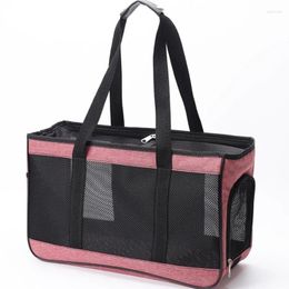 Cat Carriers Handbag Carrier Portable Messenger Bag Breathable Dog Outdoor Transporter Comfortable For Shoulder Single