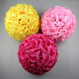 Decorative Flowers 12colors Of The 30 Cm/12 Inch Wedding Flower Rose Ball For Artificial Mariage Party Christmas Diy Decoration Home Decor