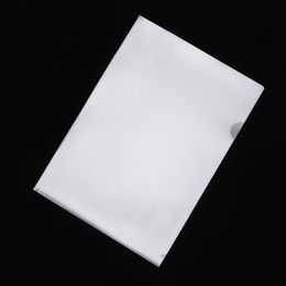 30pcs A4 Clear Document Folder Transparent Project Pockets- Type Expanding File Folder Paper Sleeve Holder ( White )