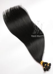 VMAE European Black Hair Wefts 100g Russian Virgin handtied Habit Method hand tied handtied Weft Human Hair Extensions4370117