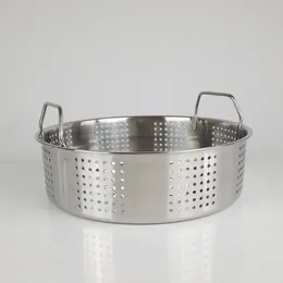 Double Boilers 21 Cm Japanese-style Stainless Steel Cookware Shelving Brackets Food Steamer Basket