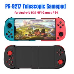 Gamepads PG9217 Telescopic Gamepad Controller Bluetoothcompatible Mini Joystick for PUBG Triggers for Android NS iOS with LED Backlight