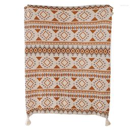 Blankets Tassel Vintage Knitted Throw Super Soft Cosy Lightweight Bohemian Blanket Couch Decorative For Bed Sofa