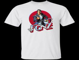 The Fonz Fonzie Happy Days Cool Retro Tv Show Television Comedy T Shirt Harajuku Tops Fashion Classic Unique T Shirt8258433