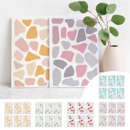 Window Stickers Terrazzo Wall 6 Sheet Adhesive Sticker Decals Geometric Self Wallpaper Waterpro