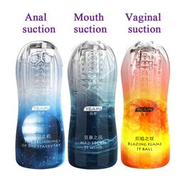 Flesh Vibrating Light Massager vagina real pocket pussy Male Sex Masturbation Adults Toys pussys Male masturbator cup For Men 18 X1529185