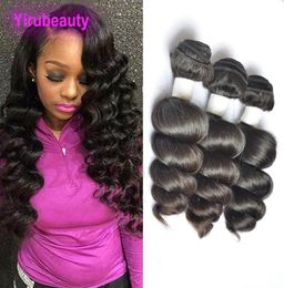 Malaysian Raw Virgin Hair Yirubeauty Loose Wave Bundles 3 Pieceslot Human Hair Extensions 1028inch Hair Wefts6357902