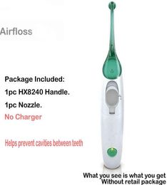 For Sonicare AirFloss Electric Flosser Handle HX8140 Nozzle HX8111 HX8211 HX8141 HX8154 WO Retail box 2202078692304