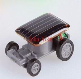 Wholesale Hot sale ular Smallest Mini Car Solar Powered Toy Car New Mini Children Solar Toy Gift Free shipping4778776