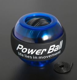 Rainbow LED Muscle Power Ball Wrist Ball Trainer Relax Gyroscope PowerBall Gyro Arm Exerciser Strengthener Fitness Equipments Y2006197808
