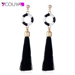 Dangle Earrings Vintage Tassel Round Long Bohemian Personality Charm For Girls Women Jewelry Lightweight Gift