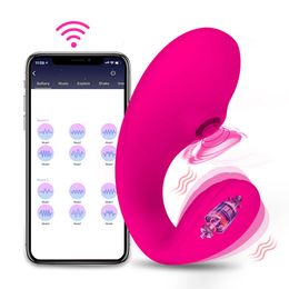 APP Remote Control Sucking Vibrators sexy Toys For Women Clitoris Stimulator G-spot Vibrator Sucker Female Masturbator