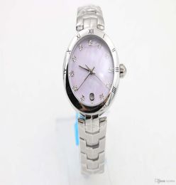Sell 2020 Automatic Mechanical Watch Pink Dial Womens Silver Stainless Blet Stainless Steel Pointer Fashion Womens Watches9309805