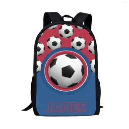 Storage Bags Custom Name Design School For Boys Girls 3D Print Backpacks Kids Bag Kindergarten Backpack