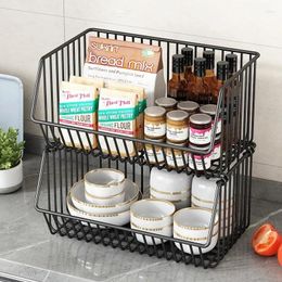 Kitchen Storage SH Aoliviya Official Rack Floor Multi-Tier Movable Household Cart Fruit And Vegetable Basket Snack Toy
