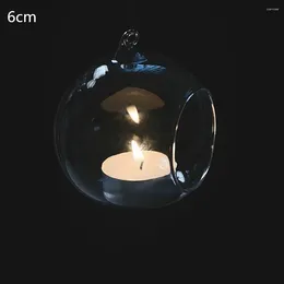 Candle Holders !Round Bubble Hanging Clear Glass Terrarium Air Plant Tea Light Holder