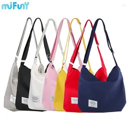 Waist Bags Mifuny Retro Trend Ladies Messenger Bag Large Capacity Canvas Shopping Literature Shoulder Simple Casual Stylish Student Handbag