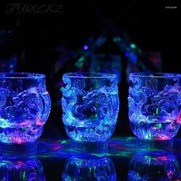 Mugs LED Flash Magic Color Changing Dragon Cup Water Activated Light-Up Beer Coffee Milk Tea Wine Whisky Bar Mug Travel Gift