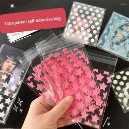 Gift Wrap Transparent PE Bag Convenient Reliable Self-adhesive Bags Efficient Decorative Card Durable Innovative Fashion Package