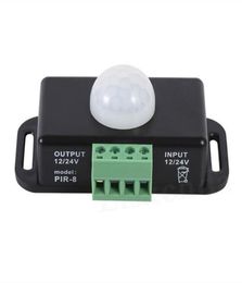 DC 12V 24V 8A Automatic Adjustable PIR Motion Sensor Switch IR Infrared Detector Lights Switches Module for LED Strip Lighting Lam8279212