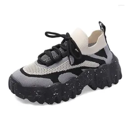 Casual Shoes Women's Chunky Sneakers Women High Platform White Sport 2024 Spring Vulcanised Tennis Female Basket Femme