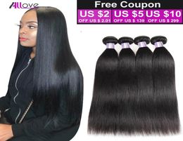 8A Brazilian Virgin Hair 3 Bundles Straight Human Hair Unprocessed Peruvian extentions milk curling goods weft8281026