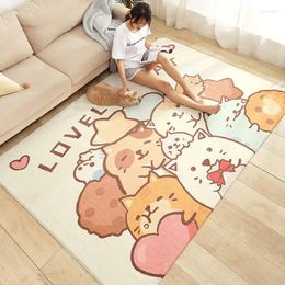 Carpets Living Room Bedroom Carpet Cartoon Bedside Coffee Table Household Cashmere Sofa Cushion Decoration Supplies Exquisite Floor Mat