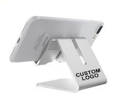 Custom Logo Aluminum Alloy Stand for Mobile Phone Tablet Universal Simple Metal Portable Desktop Phone Stand9526452