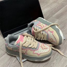 Casual Shoes Butterfly Platform Sneakers Women's Sports Korean Vintage Vulcanize Kawaii Tennis Female Flats Harajuku Footwear