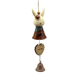 Decorative Figurines Cartoon Wind Chime Indoor Hanging Bells Crafts Pendant For Garden Balcony Outdoor Yard Window