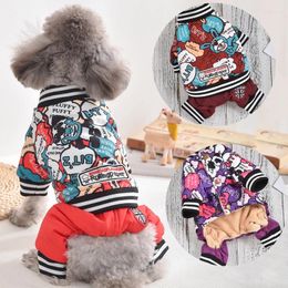 Dog Apparel Windproof Costume Cute Autumn Snow Winter Soft Warm Pet Coat Overall Down Parkas For Little Small Puppy Animal Drop
