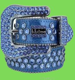 2023 DesignerBelt Simon Belts for Men Women Shiny diamond belt Black on Black Be white multicolour with bling rhinestones as gift missseller9272987