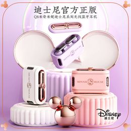 Bluetooth Headphones Q8 New Power Bank Dual Use Call Noise Reduction, Ultra Long Range, High Beauty, Cute Girl