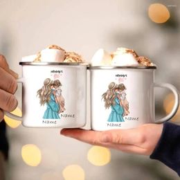 Mugs Customised Mom Little Princess Enamel Cup Printed Name Mug Personalised Gift Coffee Cups And Drop Unusual Tea