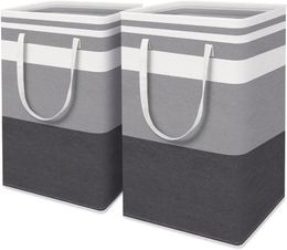 Laundry Bags Large Basket Independent Foldable Clothing Box With Handle Used For Home Storage Of