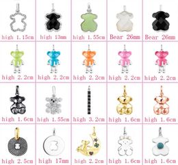 2022 New 925 Silver Bear Pendant Necklace Necklace Neck and Beauul Classic Lady Jewellery Fashion Accessories Whole83261918126173