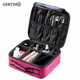 Women Portable Professional Cosmetic Bags on the Road Organizer Travel Make Up Vanity Bag Cases Cosmetics Suitcases Box Beauty 240412