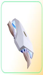 Nail Dryers Fiso 60W LED UV Dryer Double Hole Design Manicure Tool Gel Lamp For Drying All Gels Bases Polishes7040043