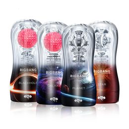 Male Masturbation Cup Soft Pussy Transparent Vacuum Sex Masturbatings Trainer Glans Ball Stimulator Toys for Men Tot 240409