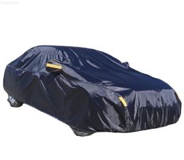 Car Covers Taffeta Black Oxford Cloth Waterproof Sunscreen Rainproof Fabric Truck For Ford Jeep kia J2209073873315