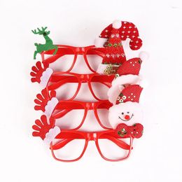 Party Favor Santa Claus Snowman Hat Glasses Frame Toys Supplies Gifts For Adult Kid Accessories Decoration Birthday Christmas