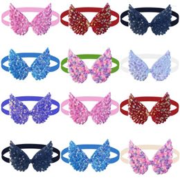 Dog Apparel 50/100pcs Bow Tie Wing Style Neckties Pets Supplies Dogs Accessories Pet Cat Bowtie Grooming