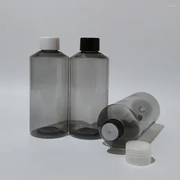 Storage Bottles 30pcs 200ml Empty Gray Sample Plastic With Screw Cap Travel Size Cosmetic Packaging For Shower Gel Shampoo Liquid Soap