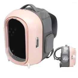 Cat Carriers Pet Carrier Backpack Transparent Bag Foldable Pack Space Smart Kitten Bags Backpacks For Cats Products